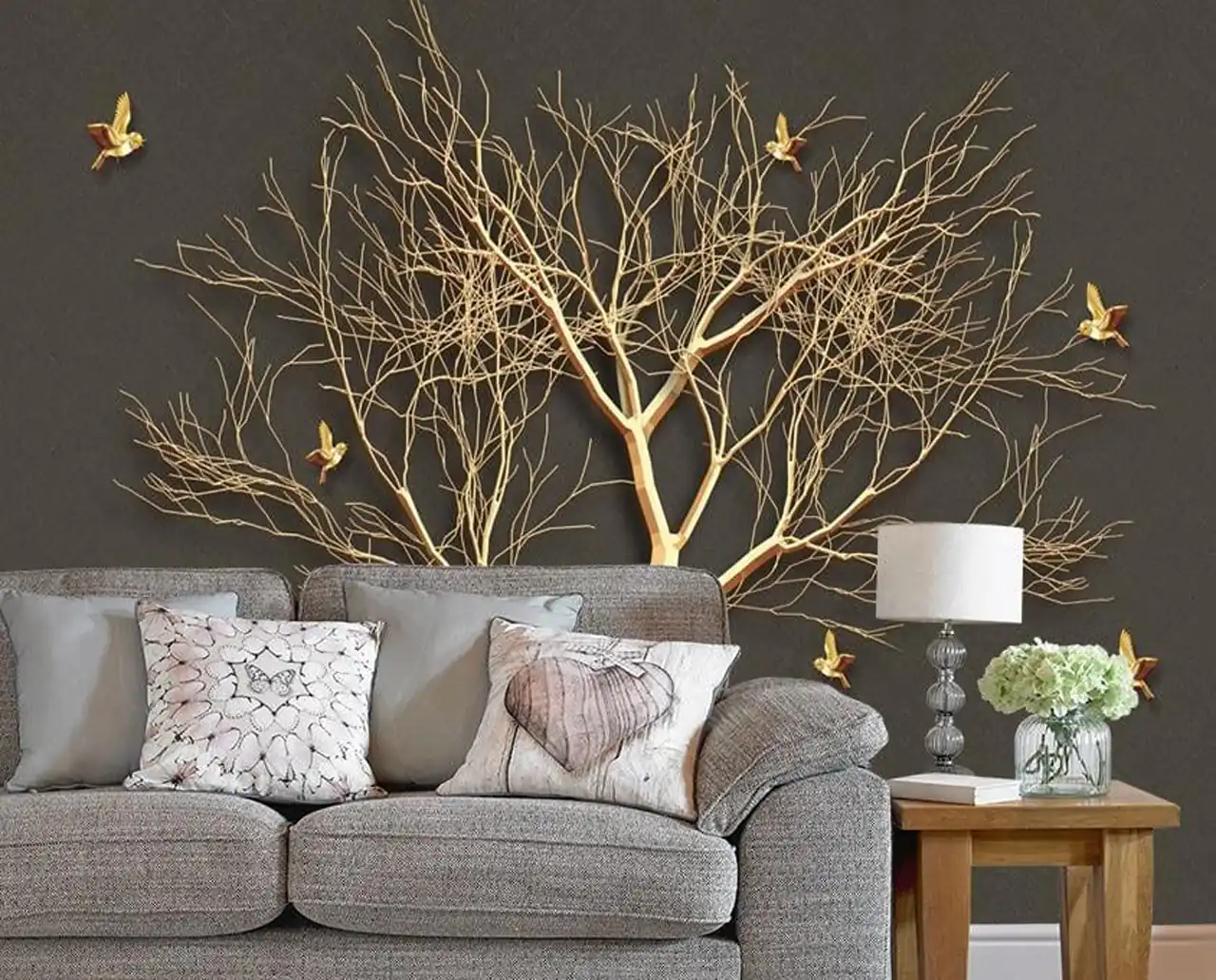 مدل کاغذ دیواری برای خانه های کوچک + زیباترین مدل های کاغذ دیواری خانه کوچک