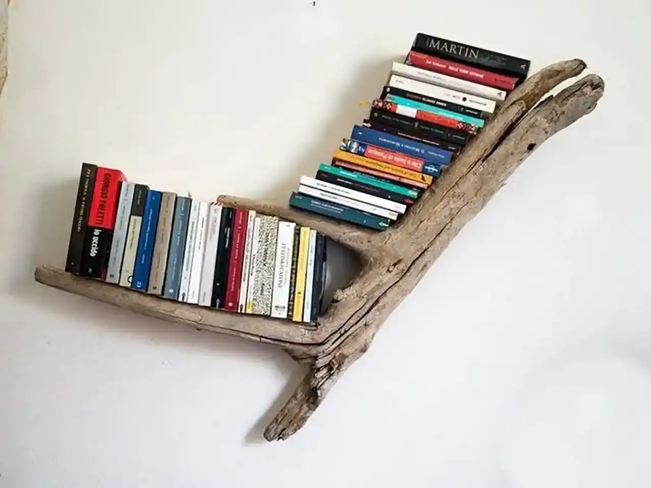 مدل کتابخانه دیواری ساده + زیباترین مدل های کتابخانه دیواری ساده و ترند امسال