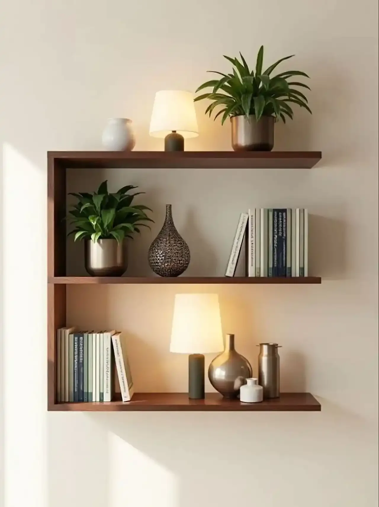 مدل کتابخانه دیواری ساده + زیباترین مدل های کتابخانه دیواری ساده و ترند امسال