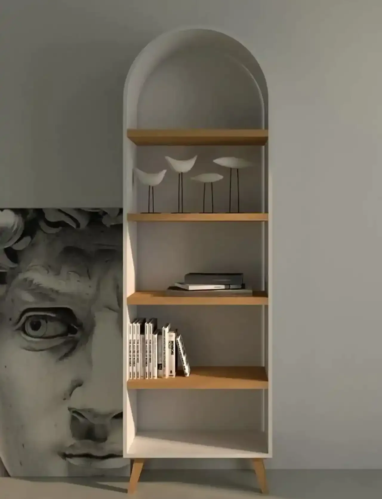 مدل کتابخانه چوبی + زیباترین مدل های کتابخانه چوبی ترند امسال بسیار فانتزی و لاکچری