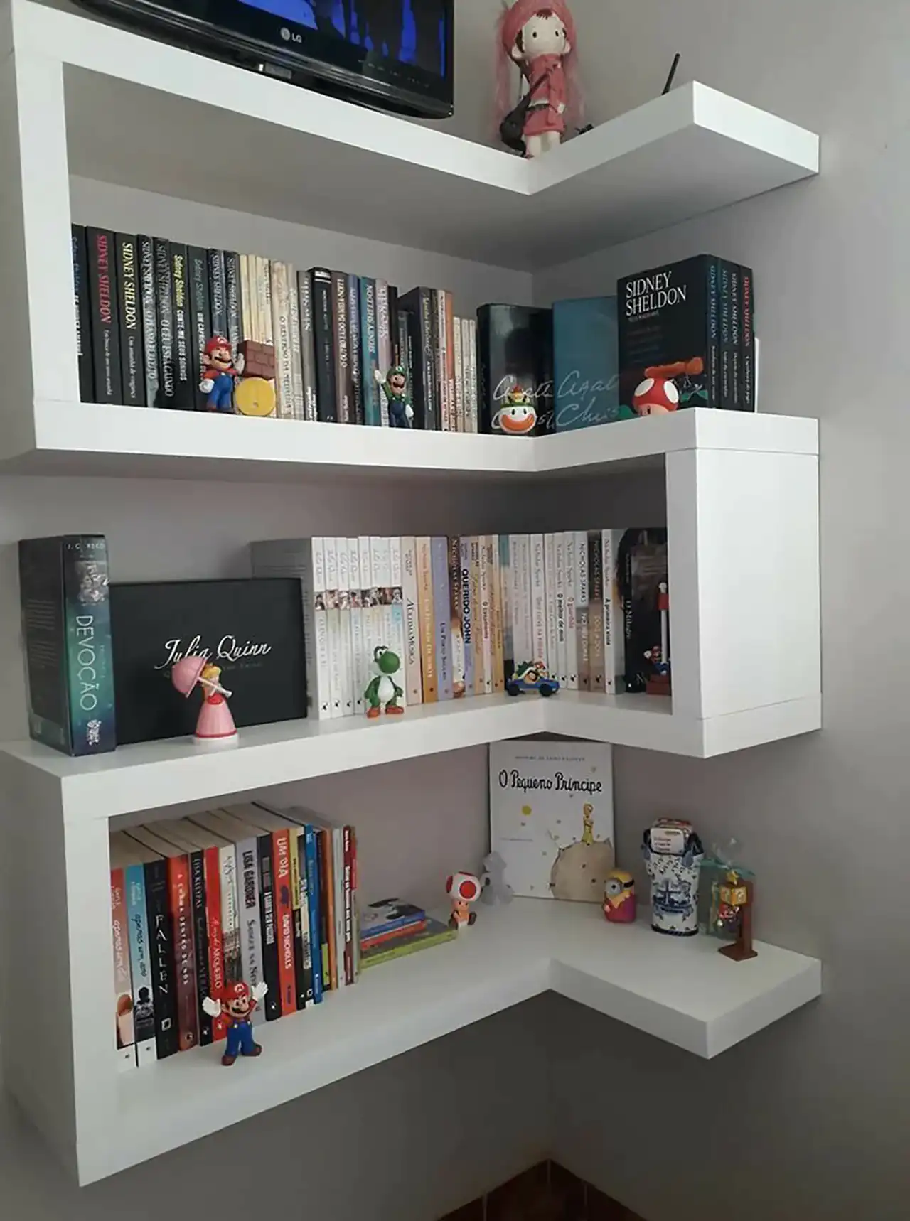 مدل کتابخانه دیواری ساده + زیباترین مدل های کتابخانه دیواری ساده و ترند امسال
