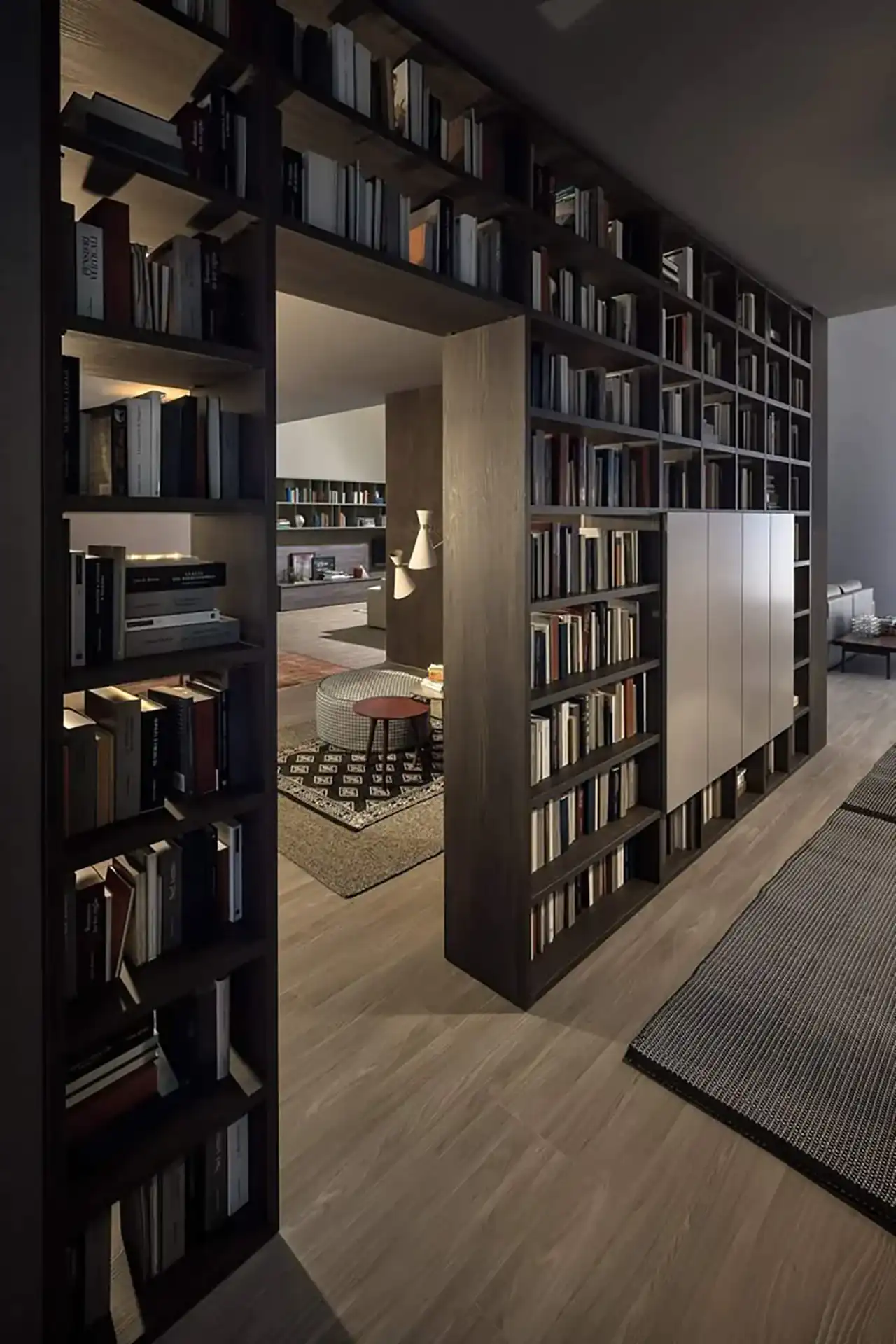 مدل کتابخانه برای پذیرایی + زیباترین مدل های کتابخانه ترند امسال برای پذیرایی