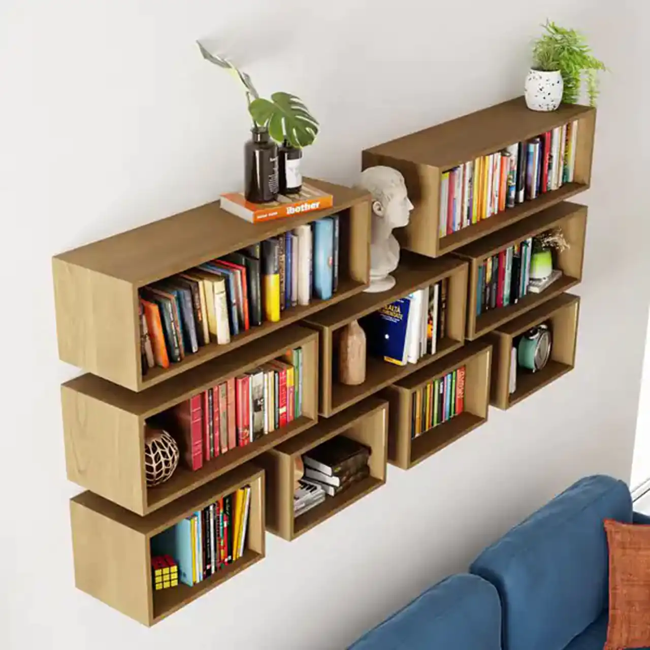 مدل کتابخانه برای پذیرایی + زیباترین مدل های کتابخانه ترند امسال برای پذیرایی