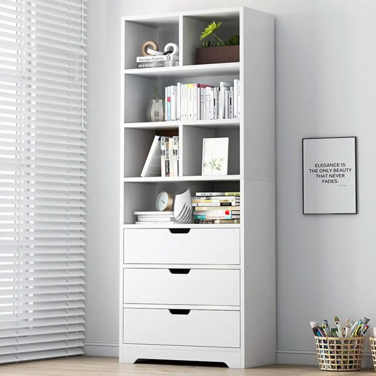 مدل کتابخانه ایستاده + زیباترین مدل های کتابخانه ایستاده برای پذیرایی و اتاق خواب