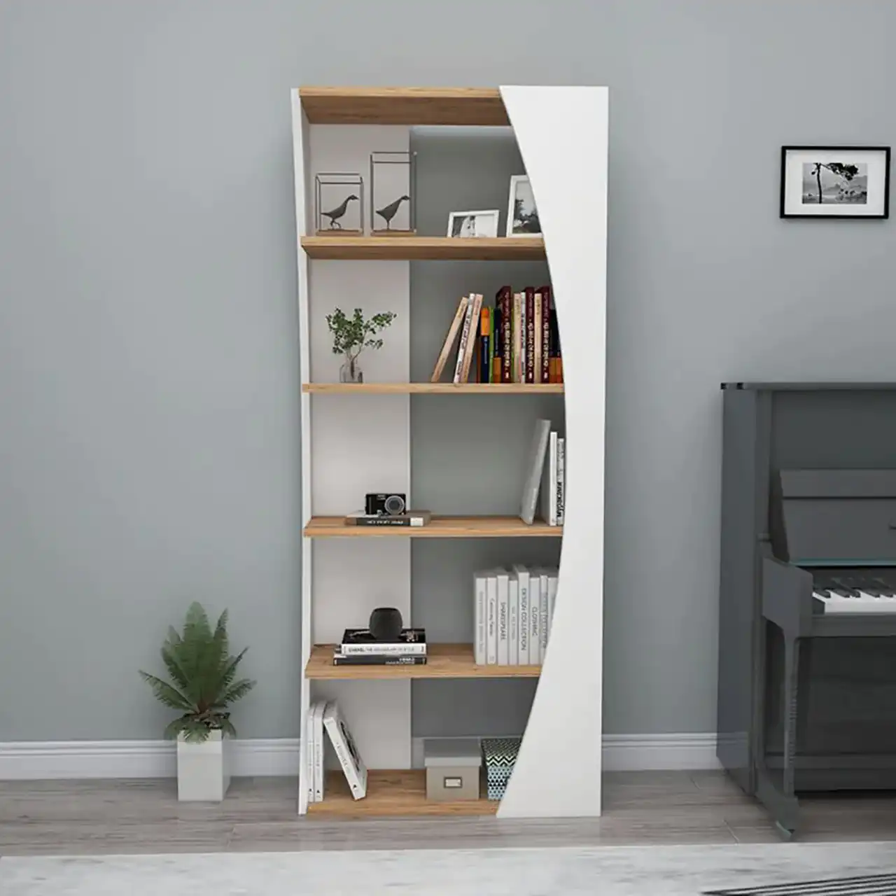 مدل کتابخانه ایستاده + زیباترین مدل های کتابخانه ایستاده برای پذیرایی و اتاق خواب