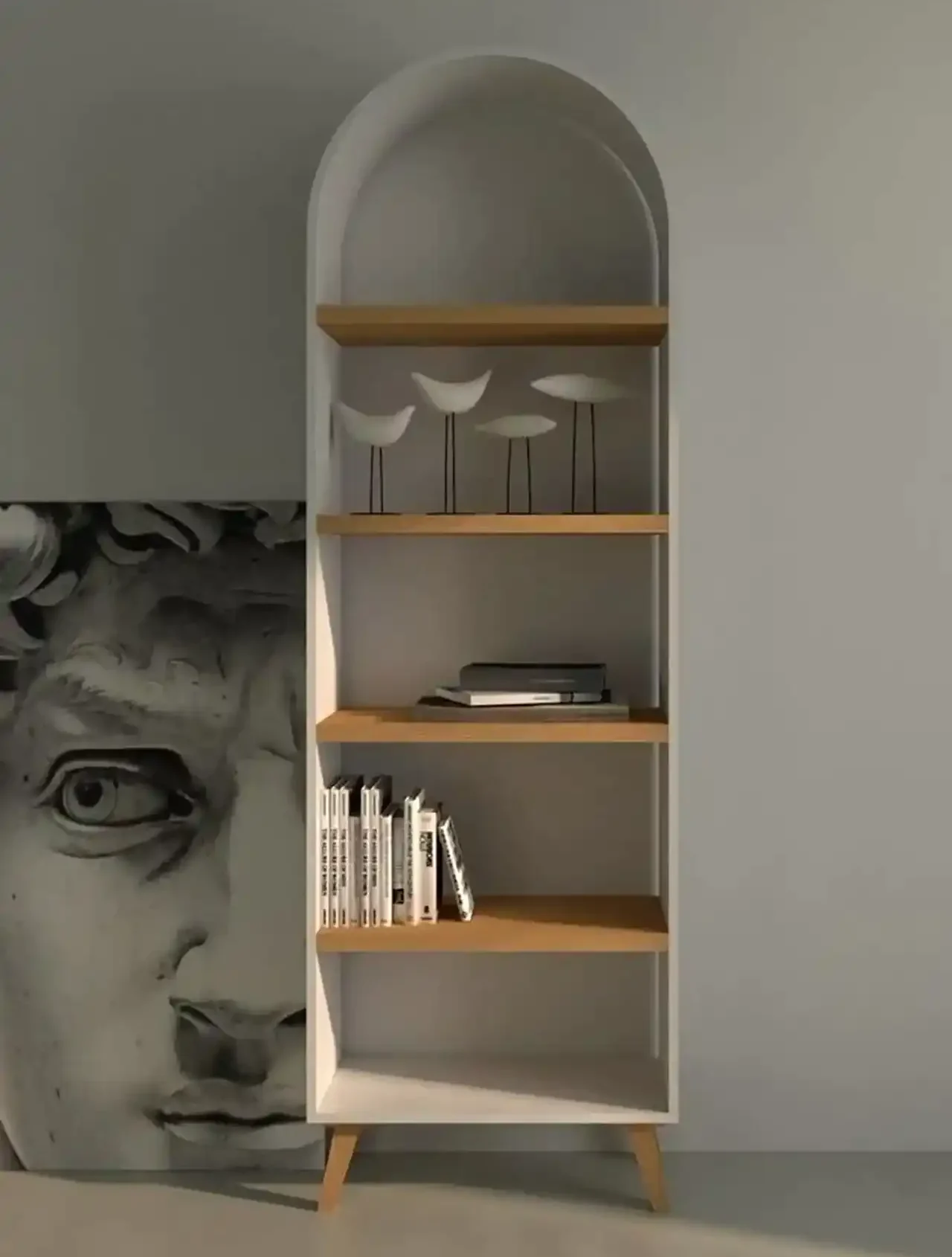 مدل کتابخانه ایستاده + زیباترین مدل های کتابخانه ایستاده برای پذیرایی و اتاق خواب