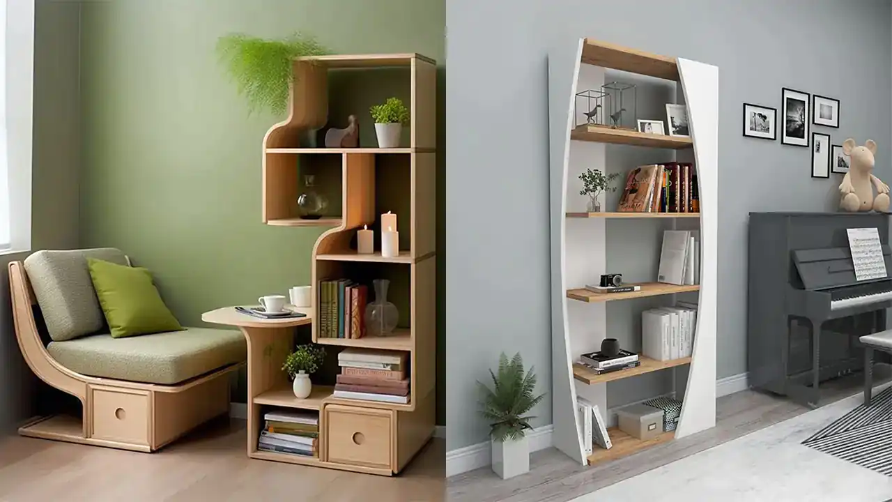 مدل کتابخانه جدید + زیباترین مدل های کتابخانه جدید و ایستاده و دیواری امسال