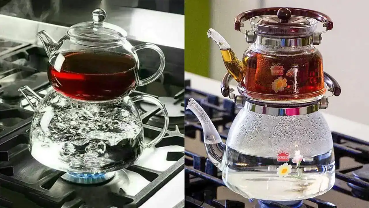 مدل کتری قوری شیشه ای + زیباترین مدل های کتری قوری شیشه ای ترند امسال
