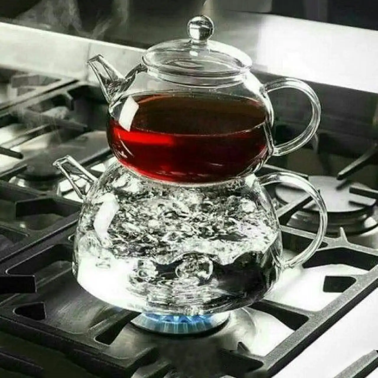 مدل کتری قوری شیشه ای + زیباترین مدل های کتری قوری شیشه ای ترند امسال