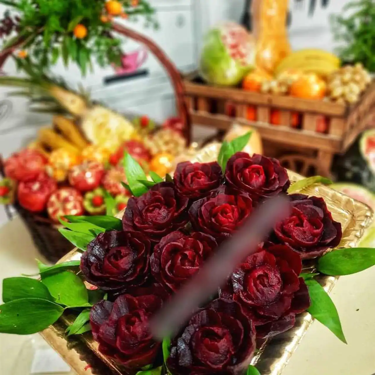تزیین لبو شب یلدا + زیباترین دیزاین و تزیین برای لبوی شب یلدا امسال