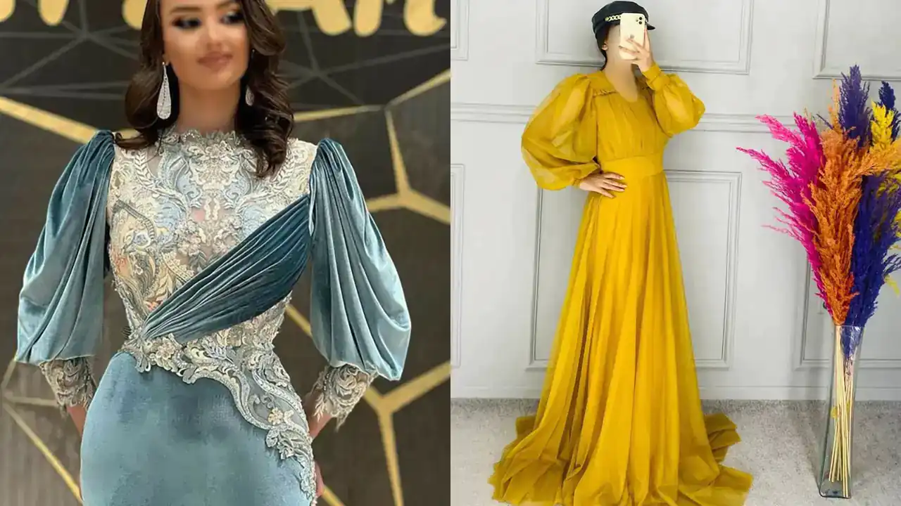 مدل لباس مجلسی ایرانی پوشیده + زیباترین مدل لباس مجلسی ایرانی پوشیده امسال