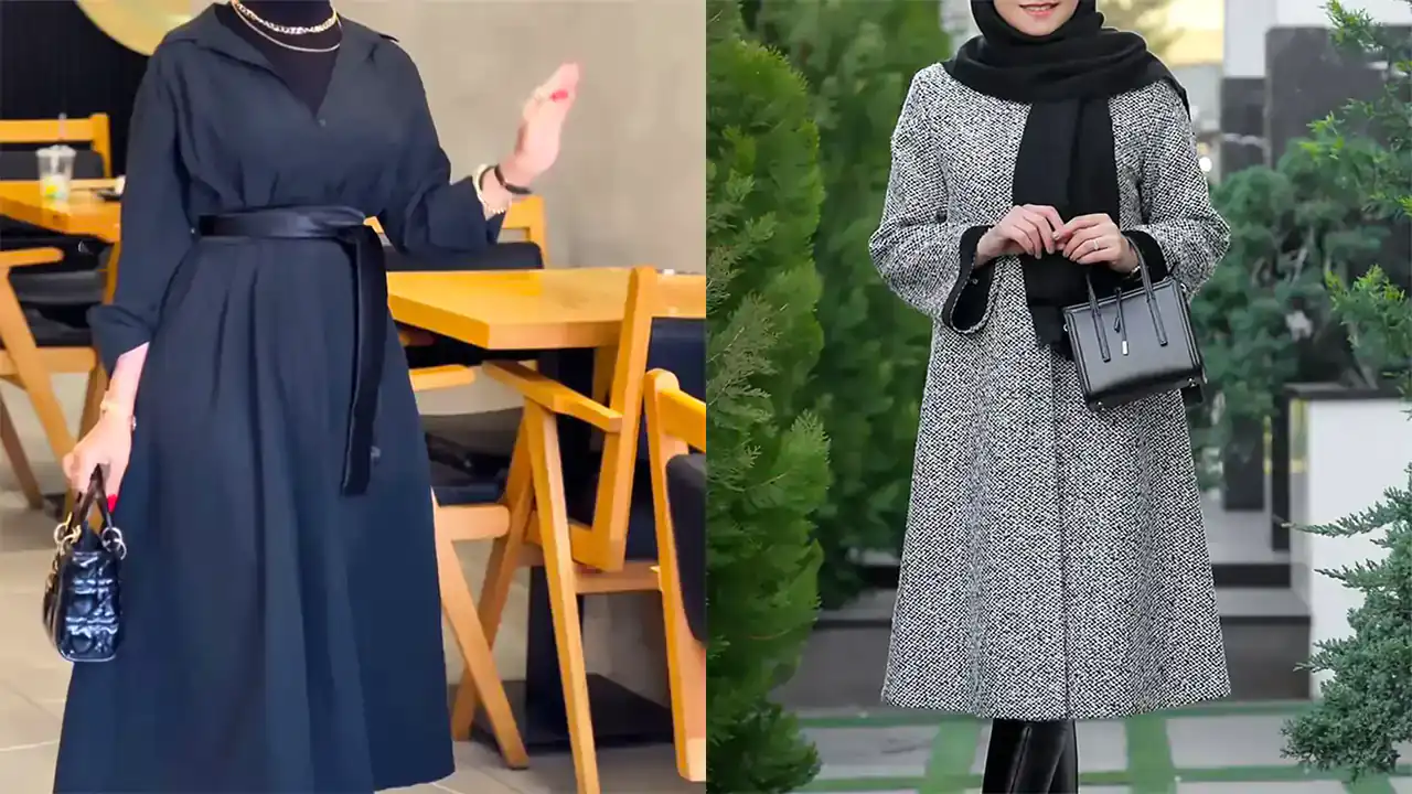 مدل مانتو بلند ساده + زیباترین مدل های مانتو بلند ساده و شیک و ترند امسال