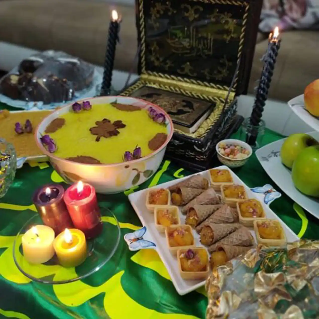 تزیین میز برای ایام فاطمیه + بهترین ایده ها برای تزیین میز برای ایام فاطمیه امسال