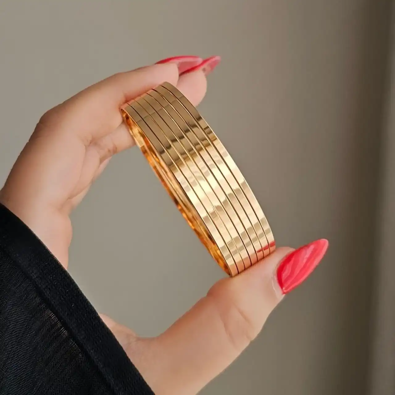 مدل النگو آینه ای + مدل های خاص و باکلاس النگو آینه ای با تراشه های ساده بسیار شیک