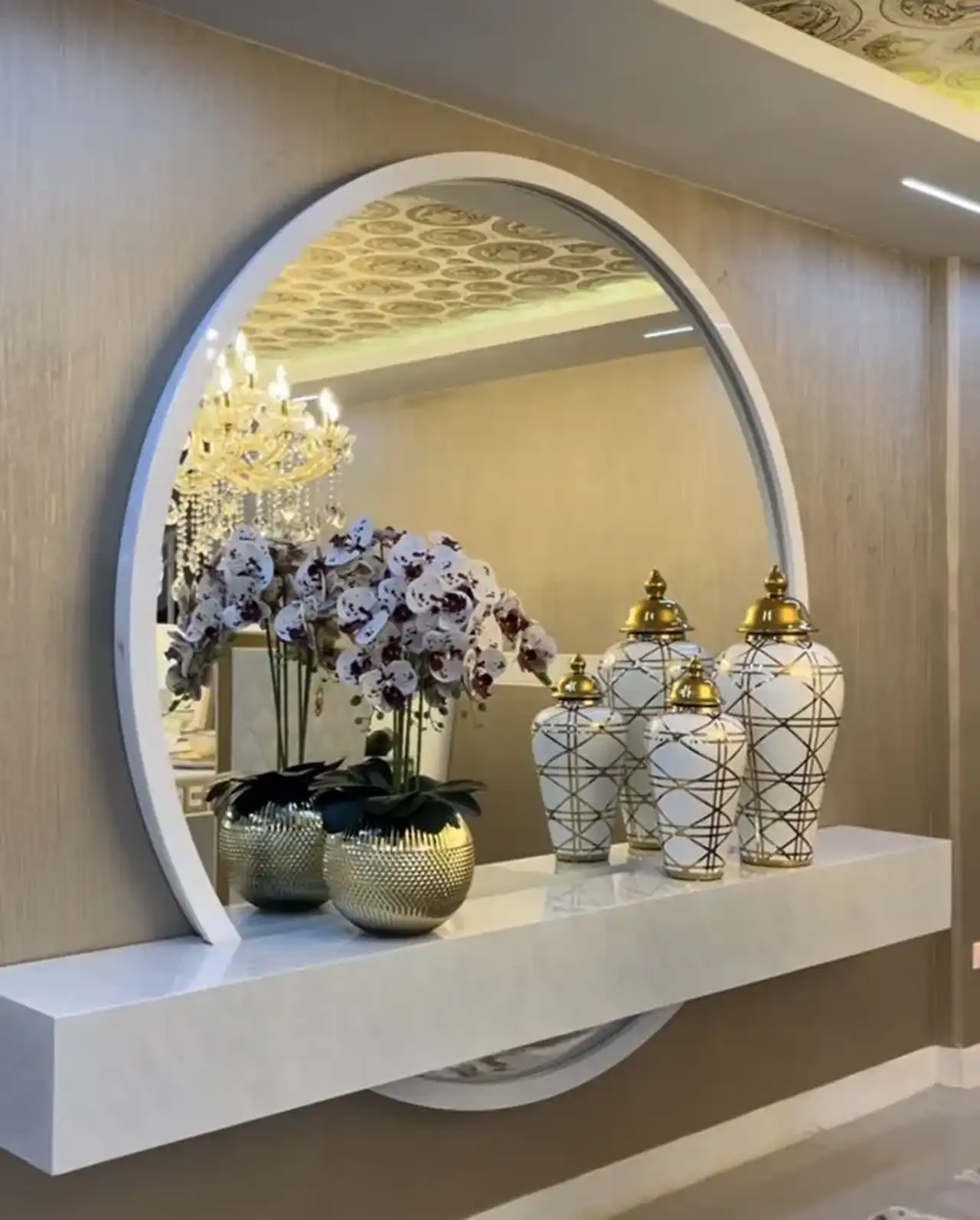 مدل آینه دیواری + خاص ترین و لاکچری ترین مدل های آینه دیواری برای خانه های مدرن