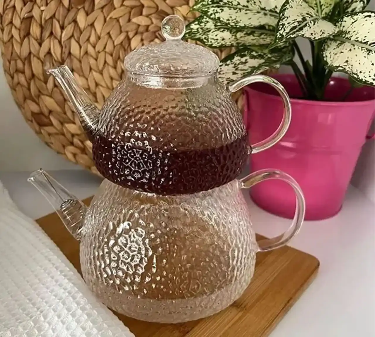 مدل قوری کتری پیرکس + جدیدترین مدل های قوری کتری پیرکس برای شعله مستقیم شیک و لاکچری