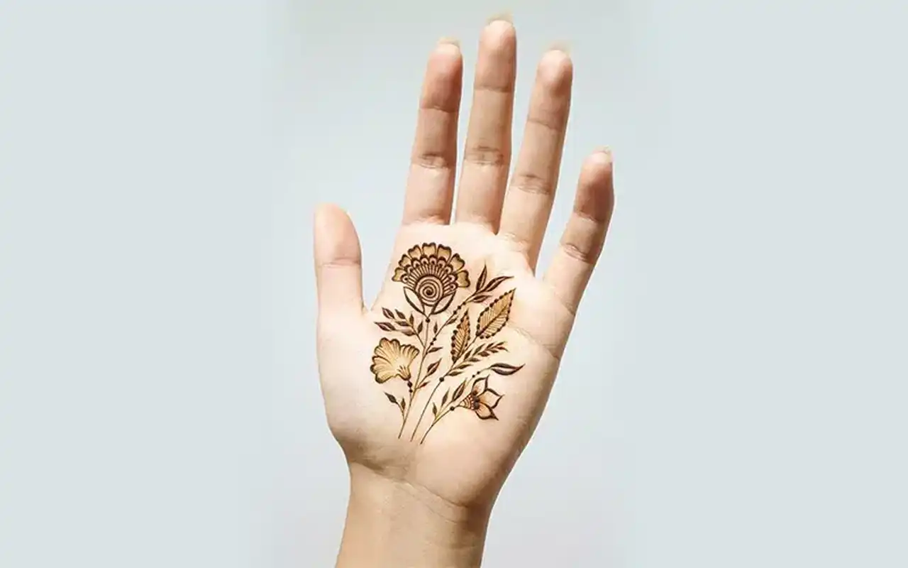 مدل حنا ساده + ایده های زیبا و قشنگ برای طراحی حنا روی دست و پا برای مراسم های خاص