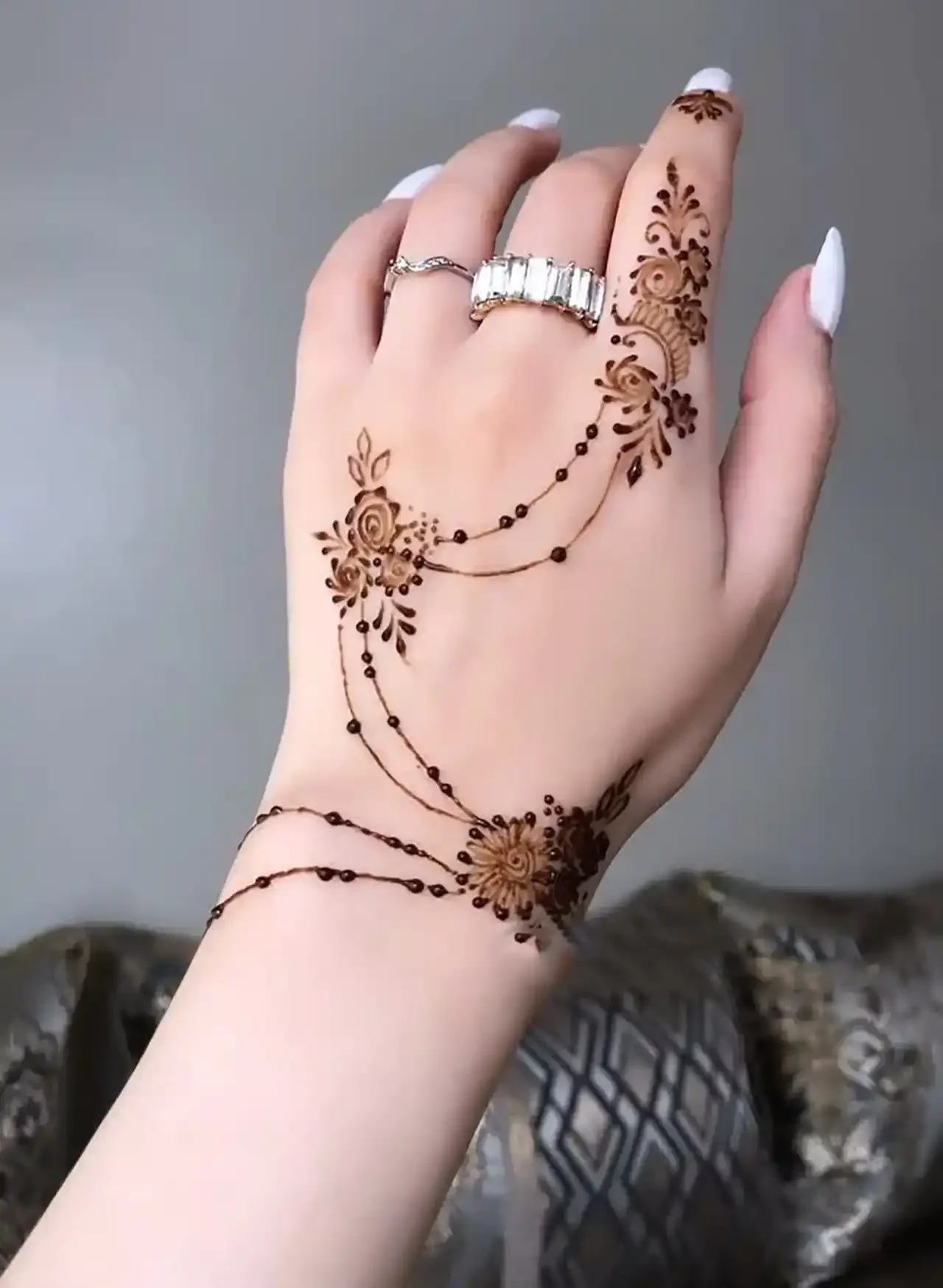 مدل حنا ساده + ایده های زیبا و قشنگ برای طراحی حنا روی دست و پا برای مراسم های خاص