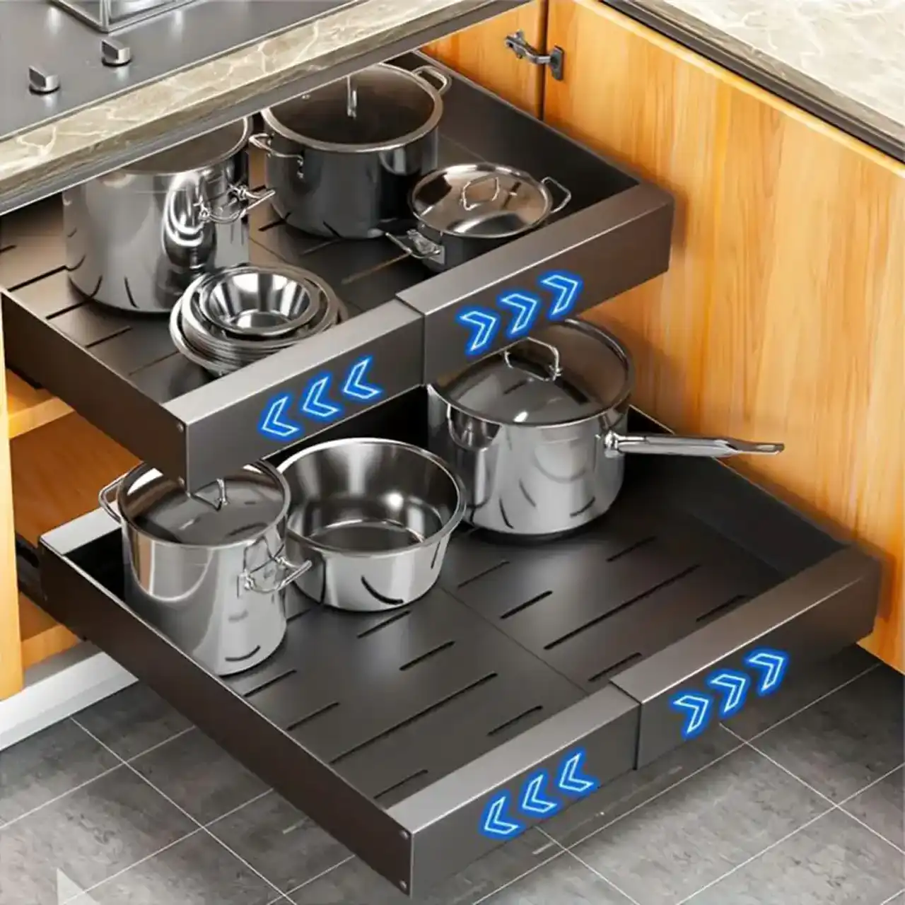 جدیدترین مدل کابینت زیر گاز صفحه ای + ایده های شیک و خاص برای طراحی کابینت زیر گاز صفحه ای