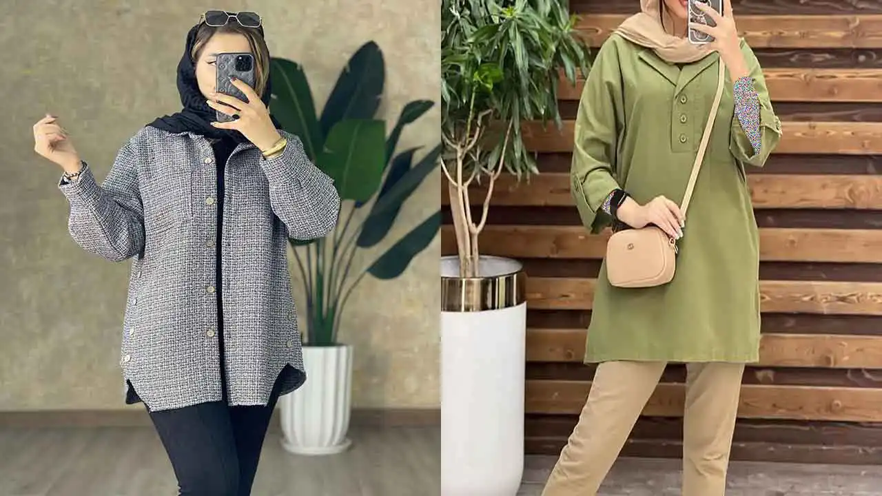 مدل مانتو ساده جدید + مدل های جدید و باکلاس مانتو ساده مناسب دانشگاه و اداره