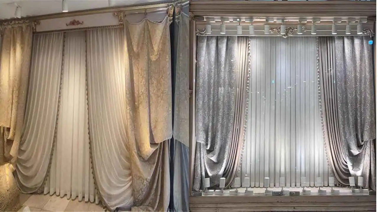مدل پرده پذیرایی ساده و شیک + مدل های جدید و لاکچری پرده پذیرایی با طرح های ترند
