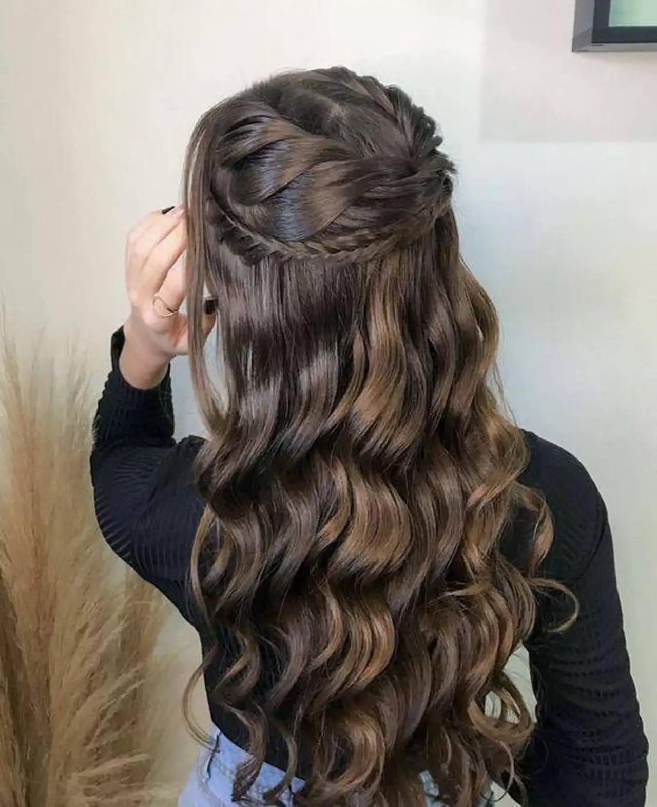 مدل شینیون نیمه باز اروپایی + مدل های زیبا و حرفه ای شینیون مجلسی نیمه باز اروپایی
