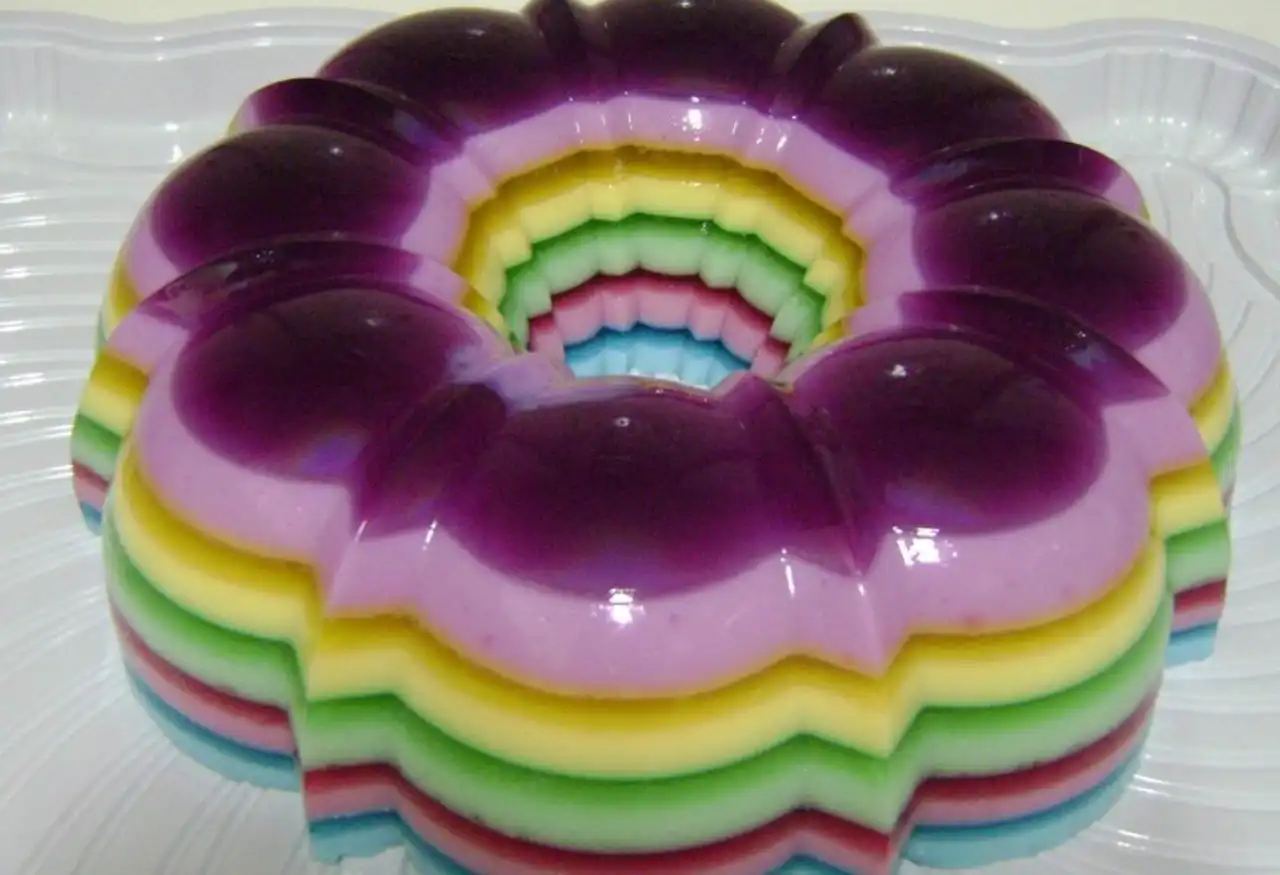 مدل ژله بستنی + مدل های زیبا و مجلسی ژله بستنی قالبی و تک نفره و تزیین با میوه ها
