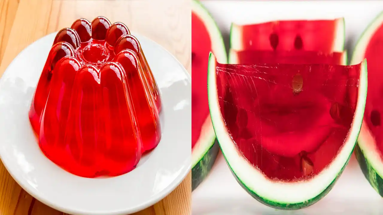 مدل ژله ساده + درست کردن مدل های جدید و ساده ژله تک نفره و قالبی برای مهمانی و جشن
