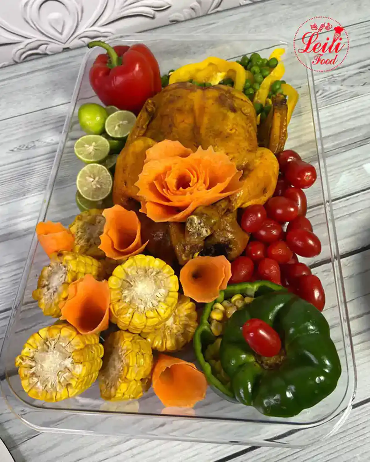 تزیین مرغ شکم پر + زیباترین ایده ها برای تزیین مرغ شکم پر بسیار شیک و لاکچری