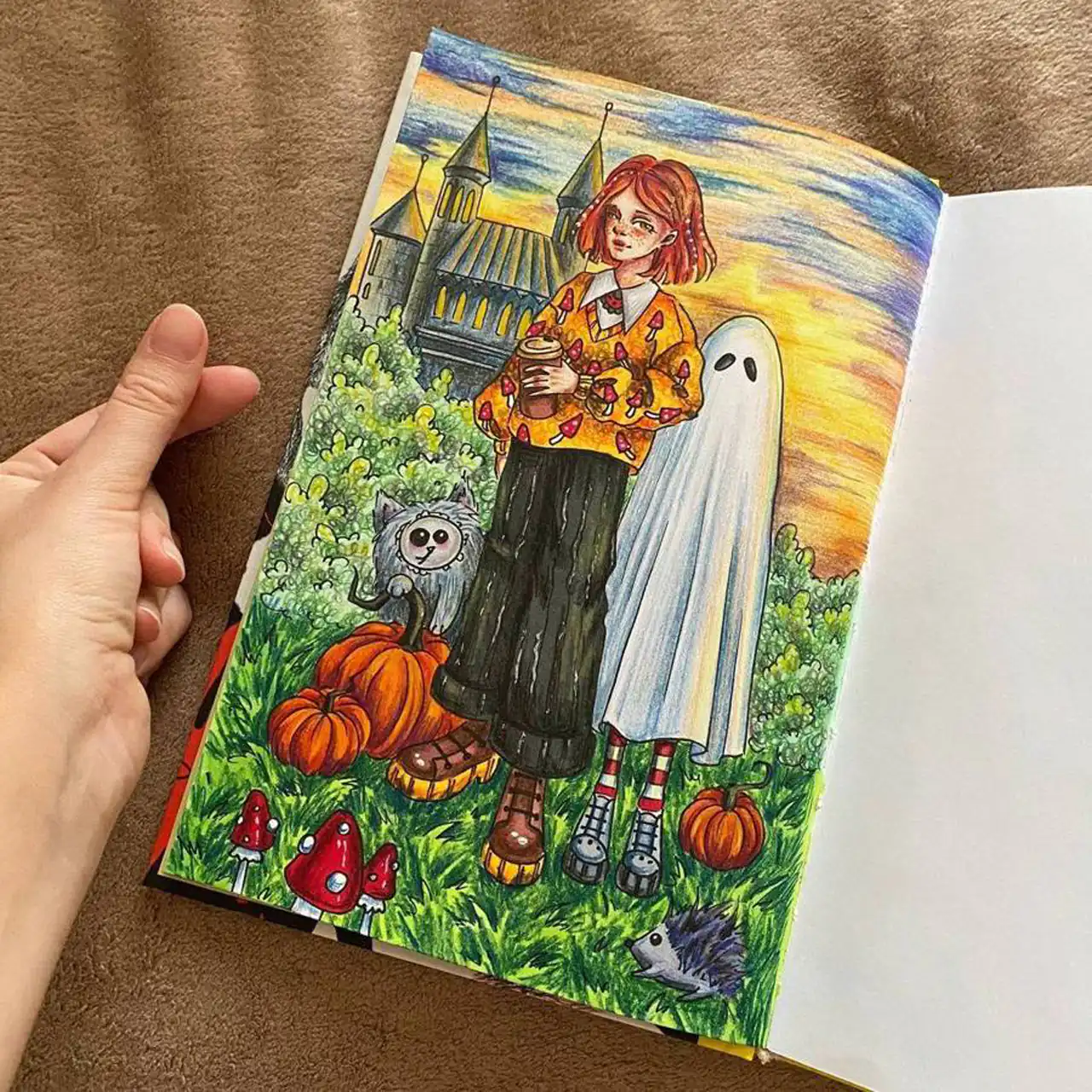 ایده نقاشی با مداد رنگی + زیباترین ایده ها برای نقاشی با مداد رنگی بسیار خوشگل