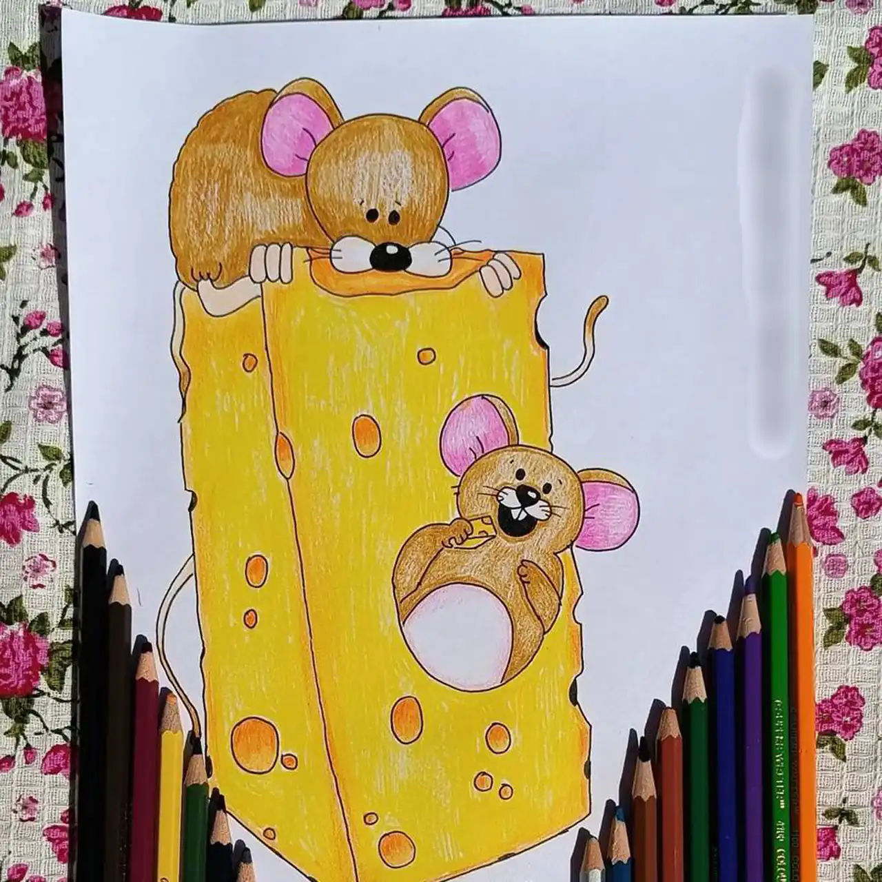 ایده نقاشی با مداد رنگی + زیباترین ایده ها برای نقاشی با مداد رنگی بسیار خوشگل