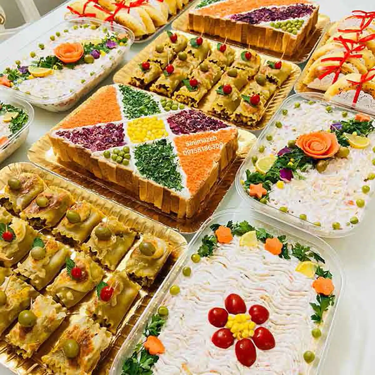 مدل سالاد الویه برای تولد + زیباترین مدل های سالاد الویه برای تولد بسیار لاکچری