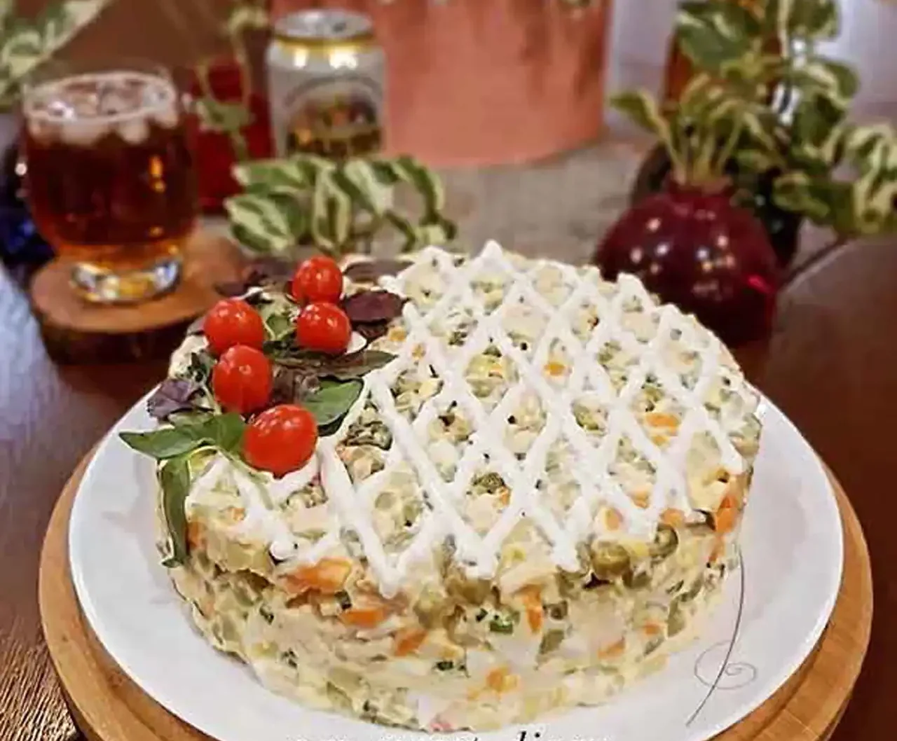 مدل سالاد الویه برای تولد + زیباترین مدل های سالاد الویه برای تولد بسیار لاکچری