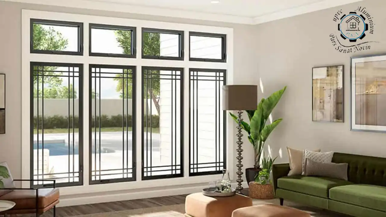 مدل پنجره دوجداره پذیرایی + زیباترین مدل های پنجره دوجداره پذیرایی تولید امسال