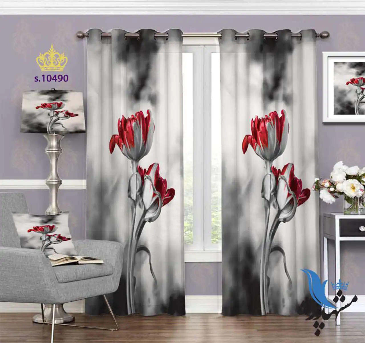عکس مدل پردهای جدید پذیرایی پانچ + زیباترین مدل های پرده جدید پذیرایی پانچ امسال