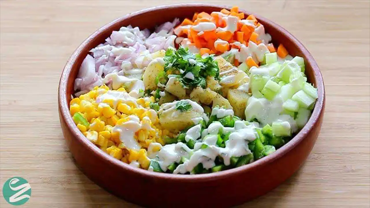 چند مدل سالاد رژیمی + زیباترین مدل های سالاد رژیمی ترند امسال بسیار شیک
