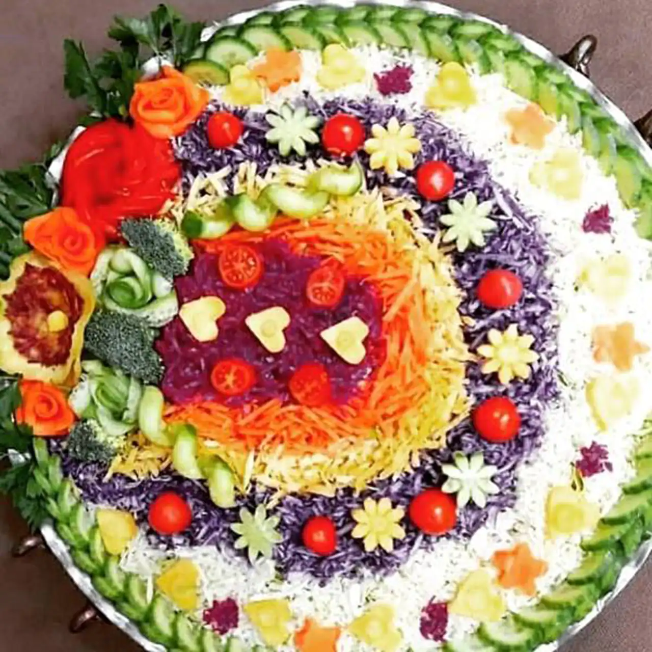 مدل سالاد ساده + بهترین و راحت ترین مدل های سالاد ساده مخصوص مهمانی