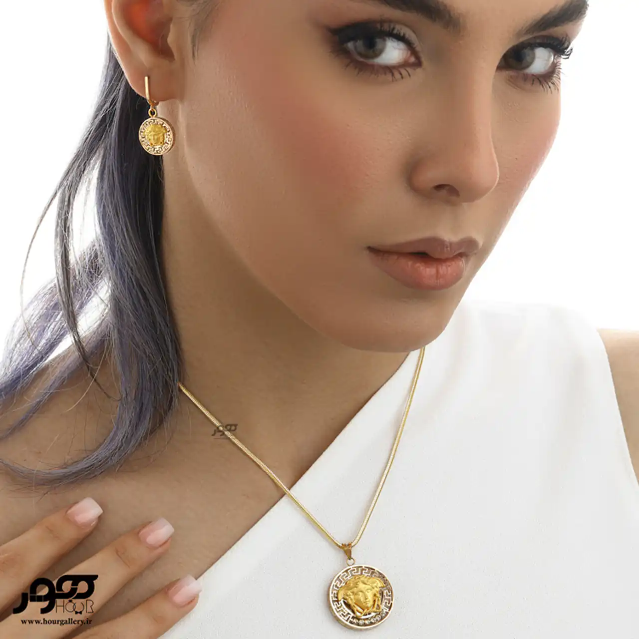 مدل سرویس طلای ورساچه زنانه + زیباترین مدل های سرویس طلای ورساچه زنانه امسال