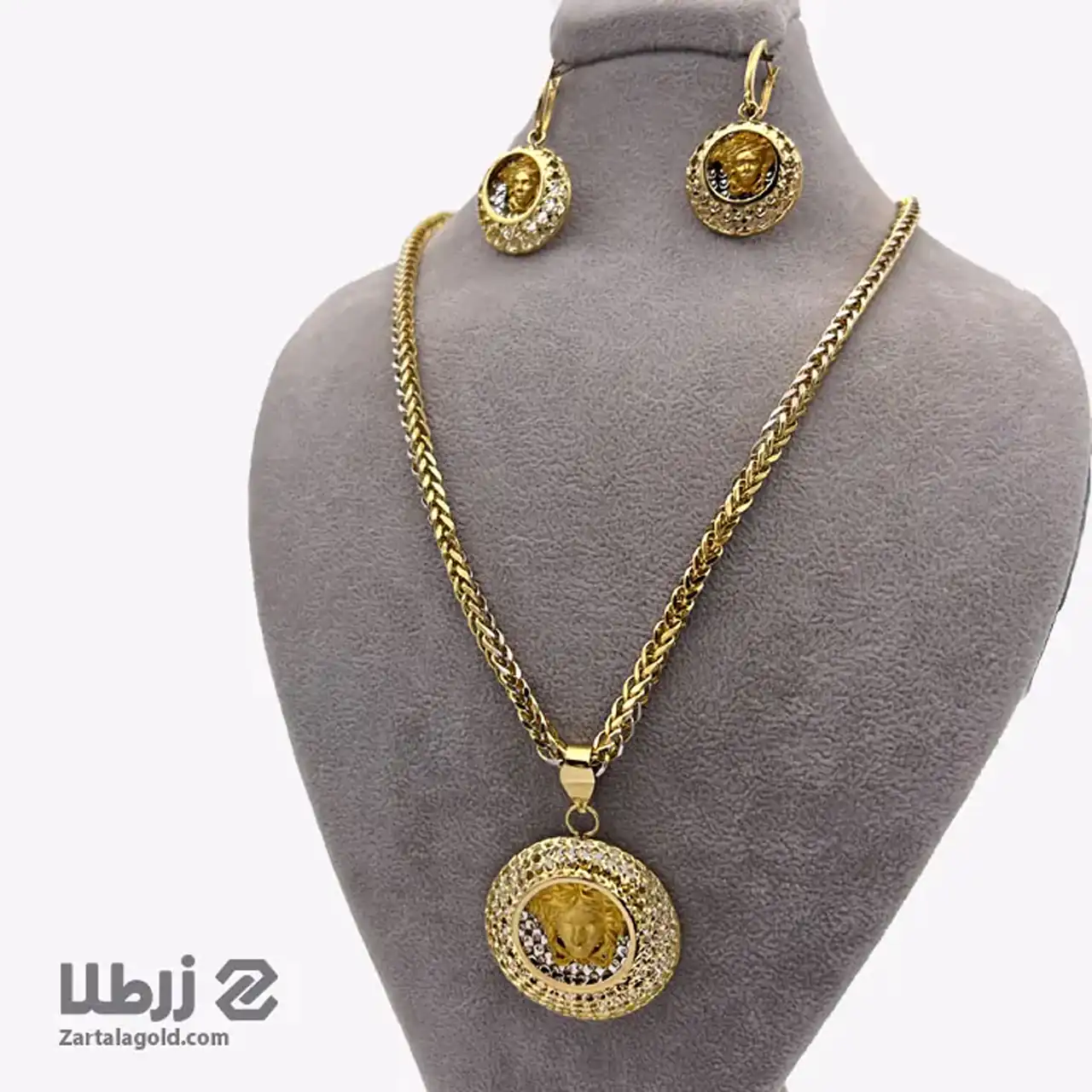 مدل سرویس طلای ورساچه زنانه + زیباترین مدل های سرویس طلای ورساچه زنانه امسال