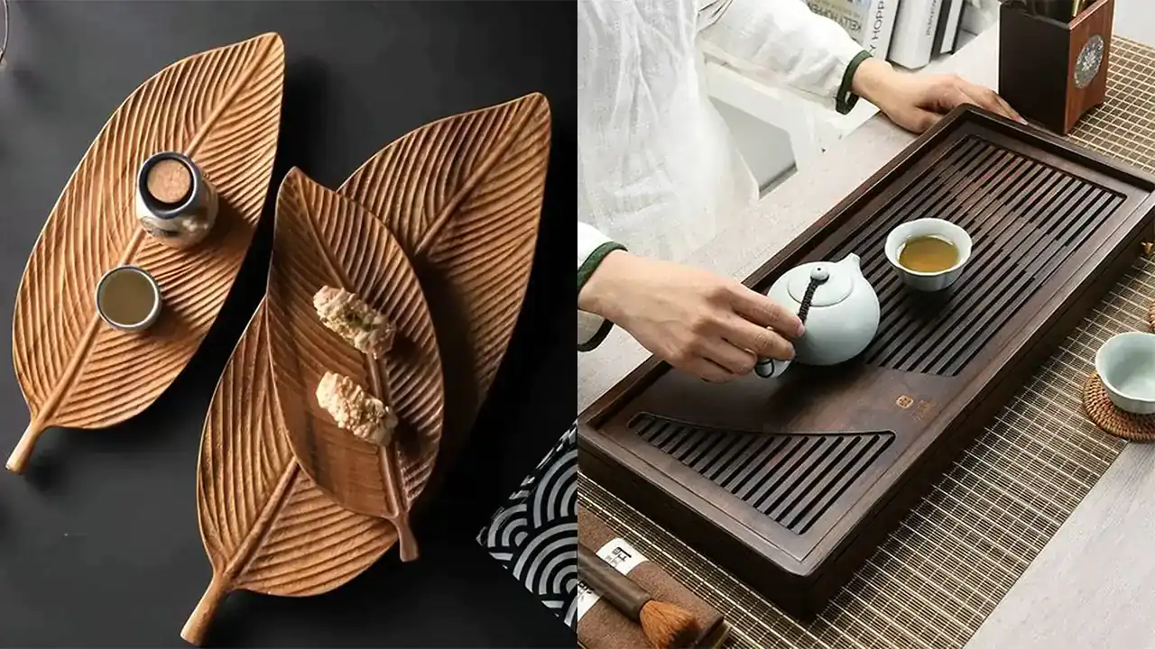 جدیدترین مدل سینی چای + زیباترین مدل های سینی چای ترند امسال بسیار شیک