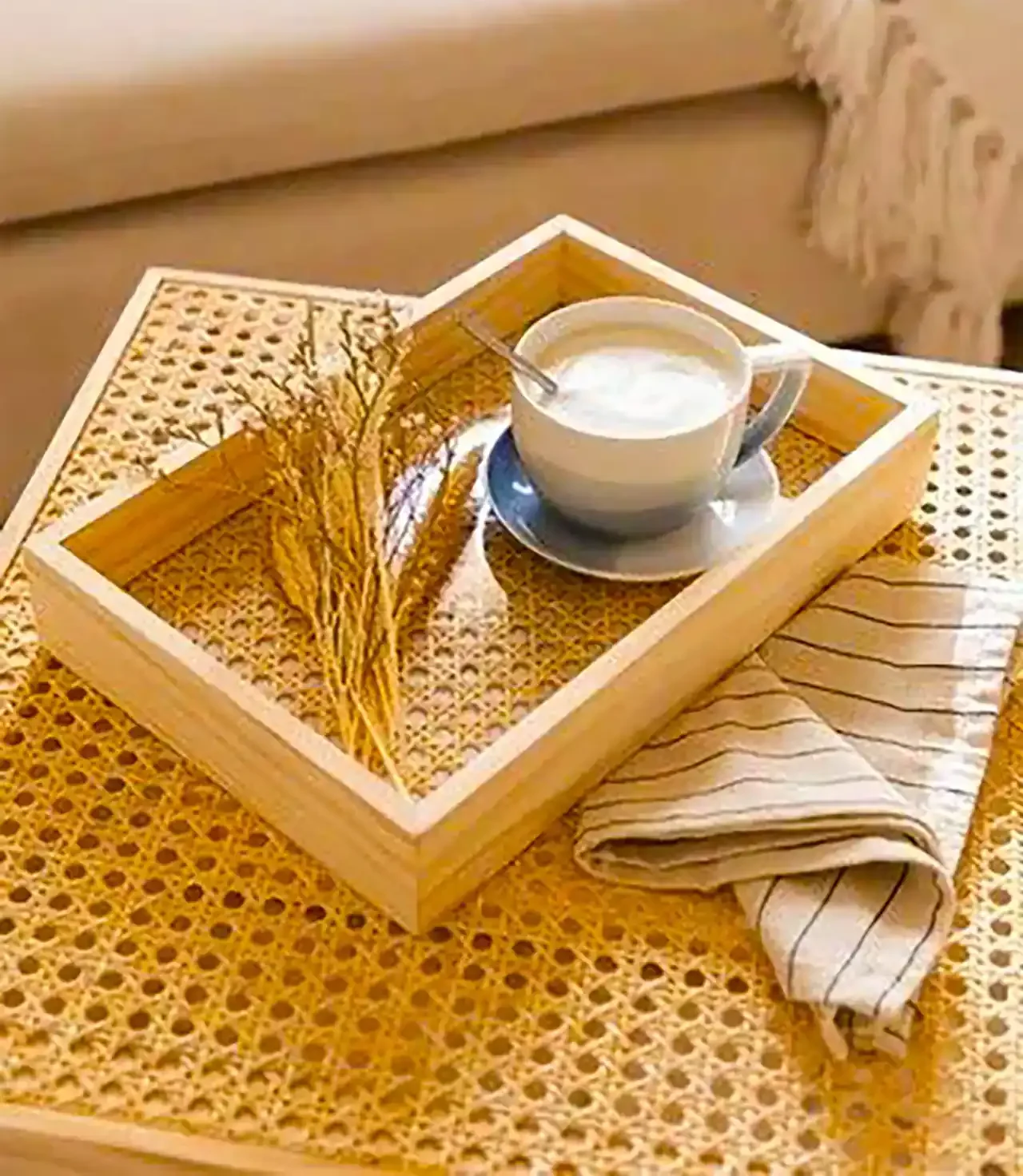 مدل سینی چوبی + زیباترین مدل های سینی چوبی ترند امسال بسیار شیک