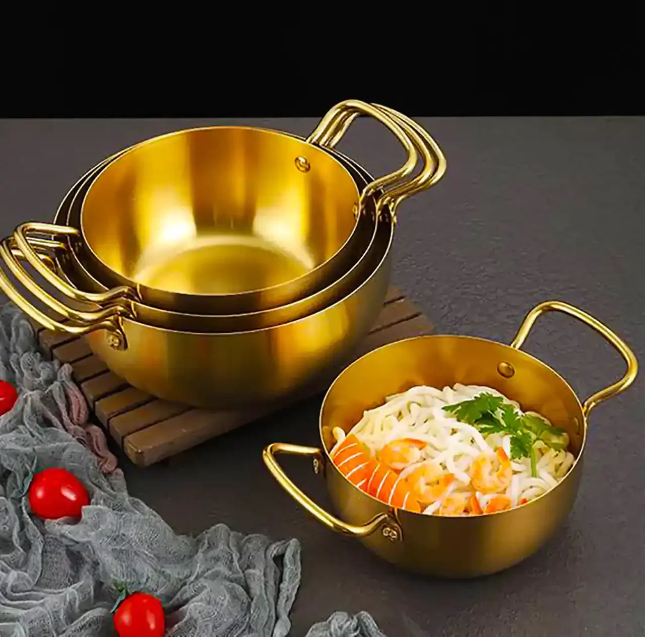 ظروف استیل طلایی + زیباترین مدل های ظروف استیل طلایی بسیار شیک و لاکچری