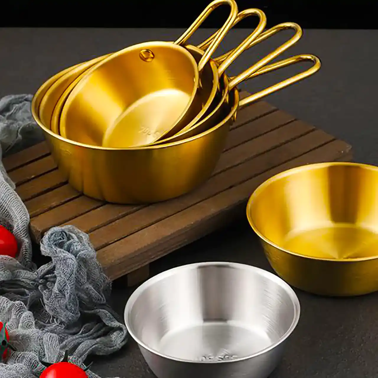 ظروف استیل طلایی + زیباترین مدل های ظروف استیل طلایی بسیار شیک و لاکچری