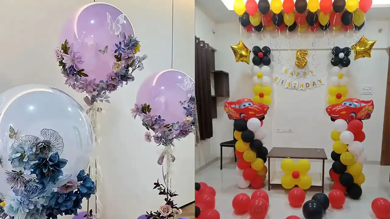 تزیین بادکنک برای تولد + بهترین دیزاین و تزیین بادکنک برای تولد بسیار شیک و ترند