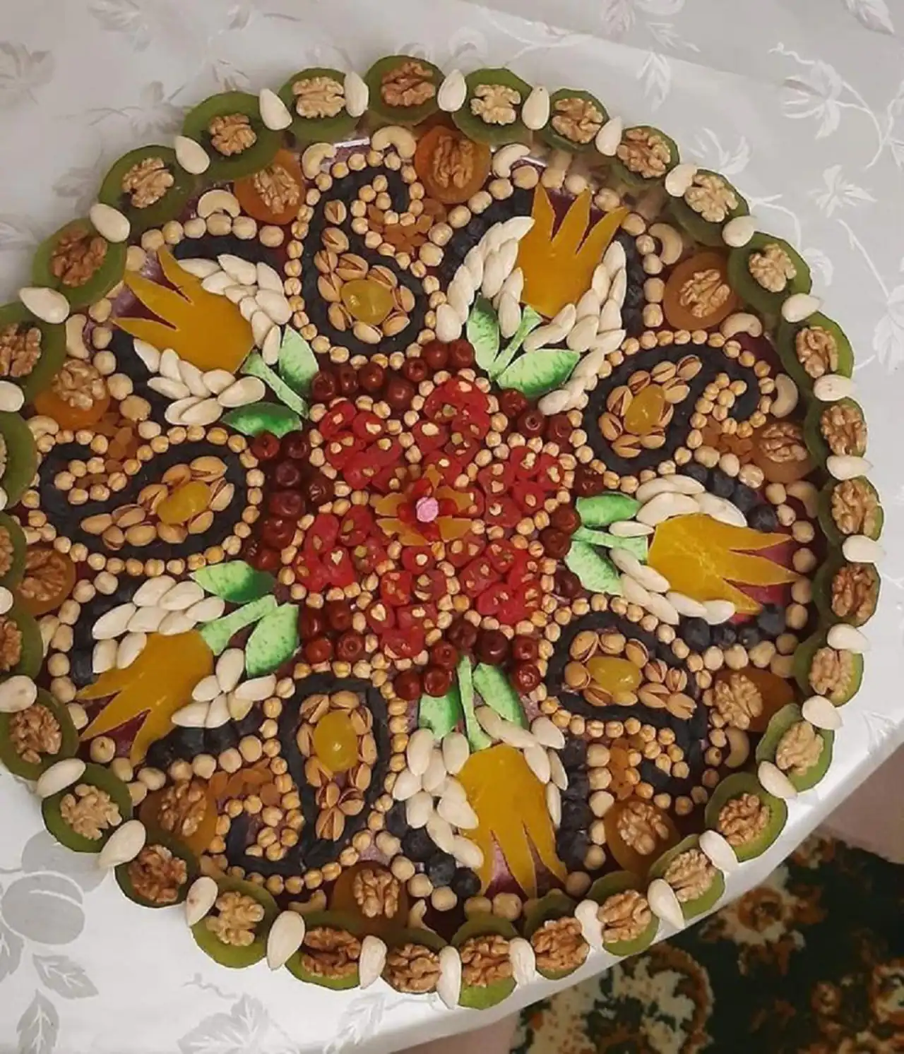 تزیین آجیل شب یلدا + زیباترین مدل های دیزاین و تزیین آجیل شب یلدا 1404