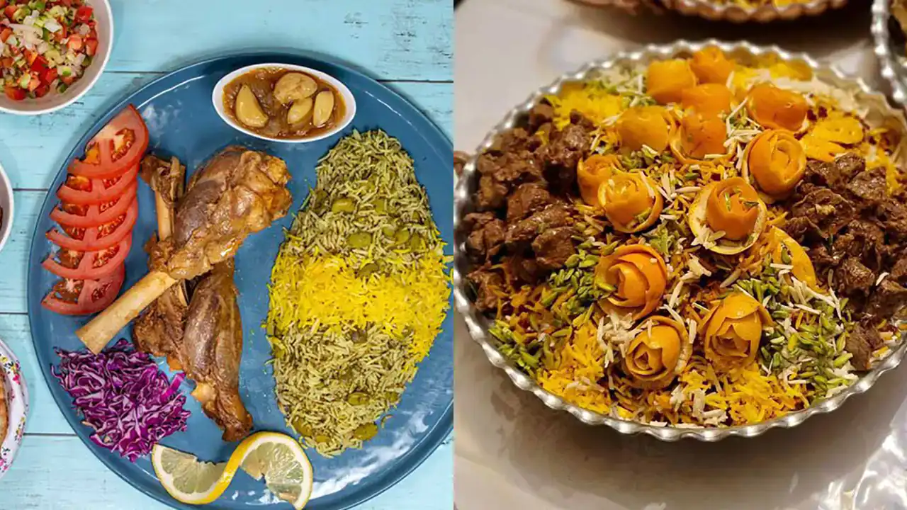 تزیین چلو گوشت + بهترین دیزاین و تزیین چلو گوشت برای مراسم و مهمانی های خاص