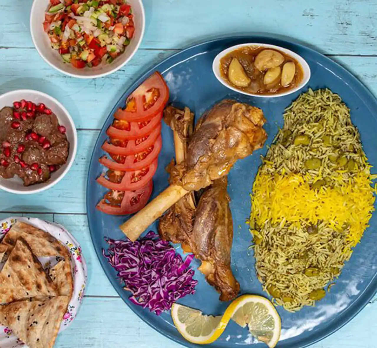 تزیین چلو گوشت + بهترین دیزاین و تزیین چلو گوشت برای مراسم و مهمانی های خاص