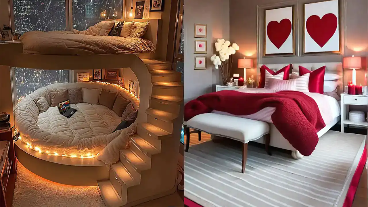 تزیین اتاق خواب + زیباترین دیزاین و تزیین و طراحی اتاق خواب بسیار لاکچری