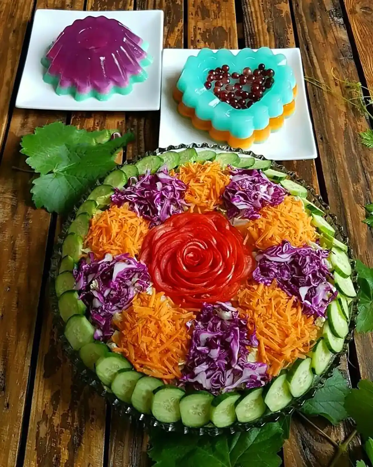 تزیین سالاد + زیباترین مدل های دیزاین و تزیین سالاد ساده و مجلسی برای مهمانی