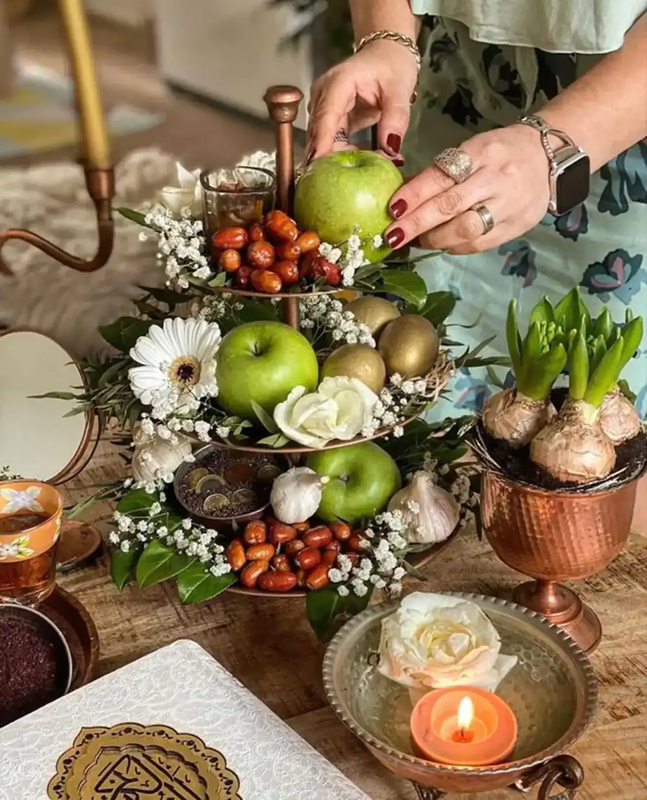 تزیین شب یلدا + زیباترین دیزاین و تزیین برای شب یلدا امسال بسیار شیک